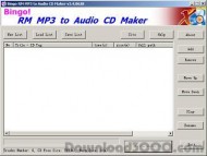 Bingo! RM MP3 to CD Maker Burner screenshot